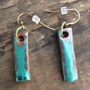 Ceramic earrings dangle